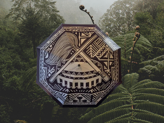 Seal of American Samoa Emblem Umbrella