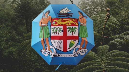 Fiji Coat of Arms Umbrella