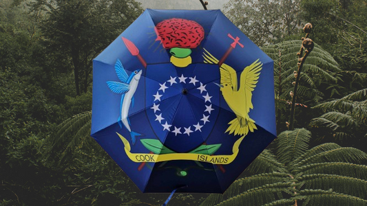 Cook Island Coat of Arms Umbrella