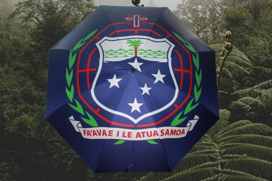Samoan Coat Of Arms Umbrella